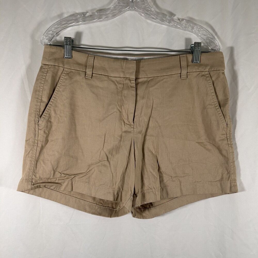 Vertex Cargo Shorts Men's 36 Khaki Brown Hiking Athletic Button Zip Poly Blend